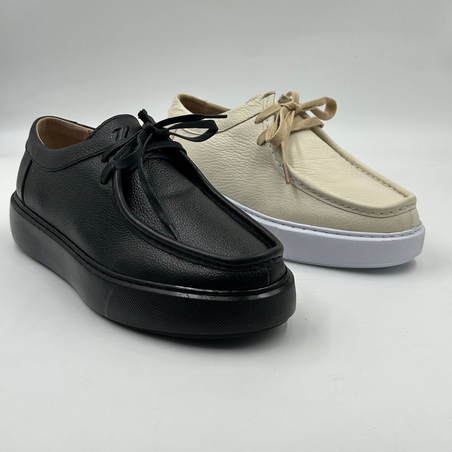 Derby Cuir Grainé Plateforme