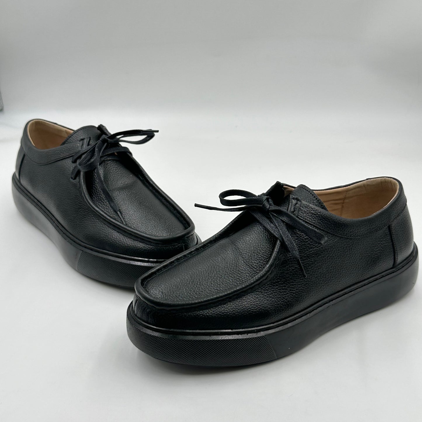 Derby Cuir Grainé Plateforme